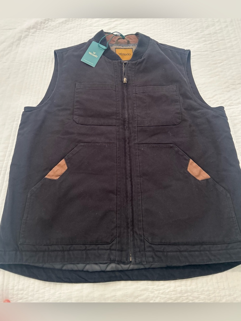 Venado Concealed Carry Vest for Men - Heavy Duty Canvas - NWT Size Large
